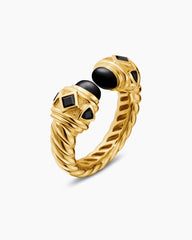Renaissance® Color Ring in 18K Yellow Gold with Black Onyx, 9.9mm