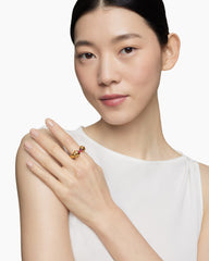 Renaissance® Color Ring in 18K Yellow Gold with Rubellite and Madeira Citrine, 9.9mm