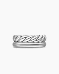 DY Mercer® Two Row Ring in Sterling Silver, 8mm