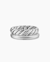 DY Mercer® Two Row Ring in Sterling Silver, 8mm