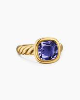 DY Mercer® Color Stone Ring in 18K Yellow Gold with Iolite, 10mm