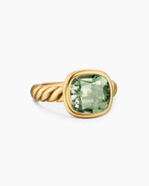 DY Mercer® Color Stone Ring in 18K Yellow Gold with Prasiolite, 10mm