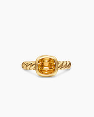 DY Mercer® Color Stone Ring in 18K Yellow Gold with Citrine, 7mm
