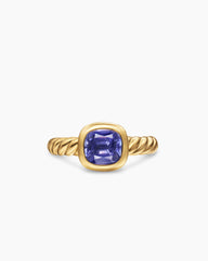 DY Mercer® Color Stone Ring in 18K Yellow Gold with Iolite, 7mm