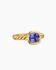 DY Mercer® Color Stone Ring in 18K Yellow Gold with Iolite, 7mm