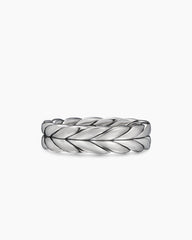 Chevron Band Ring in Sterling Silver, 6mm