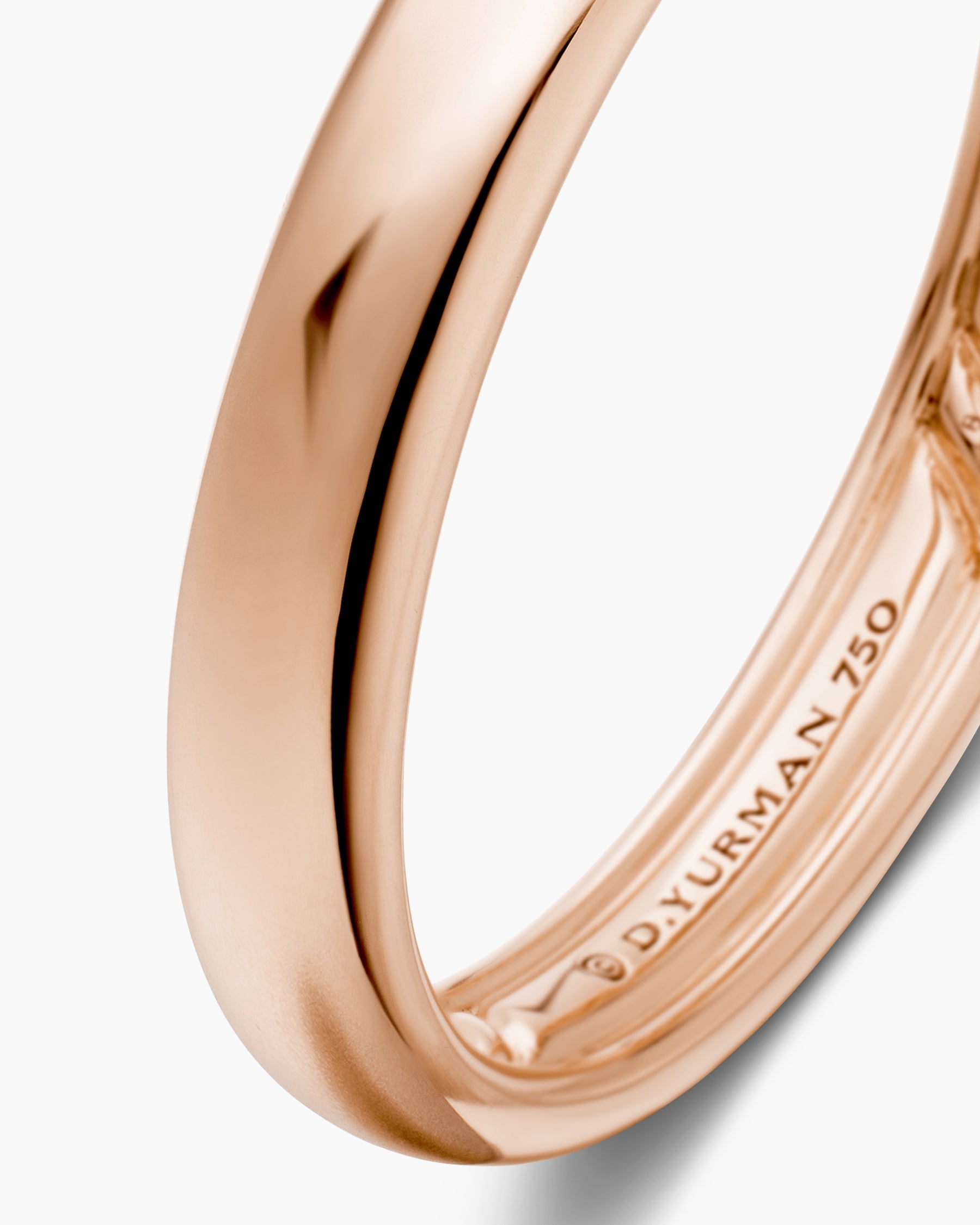 DY Classic Band Ring in 18K Rose Gold, 3.5mm