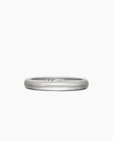 DY Classic Band Ring in 18K White Gold, 3.5mm
