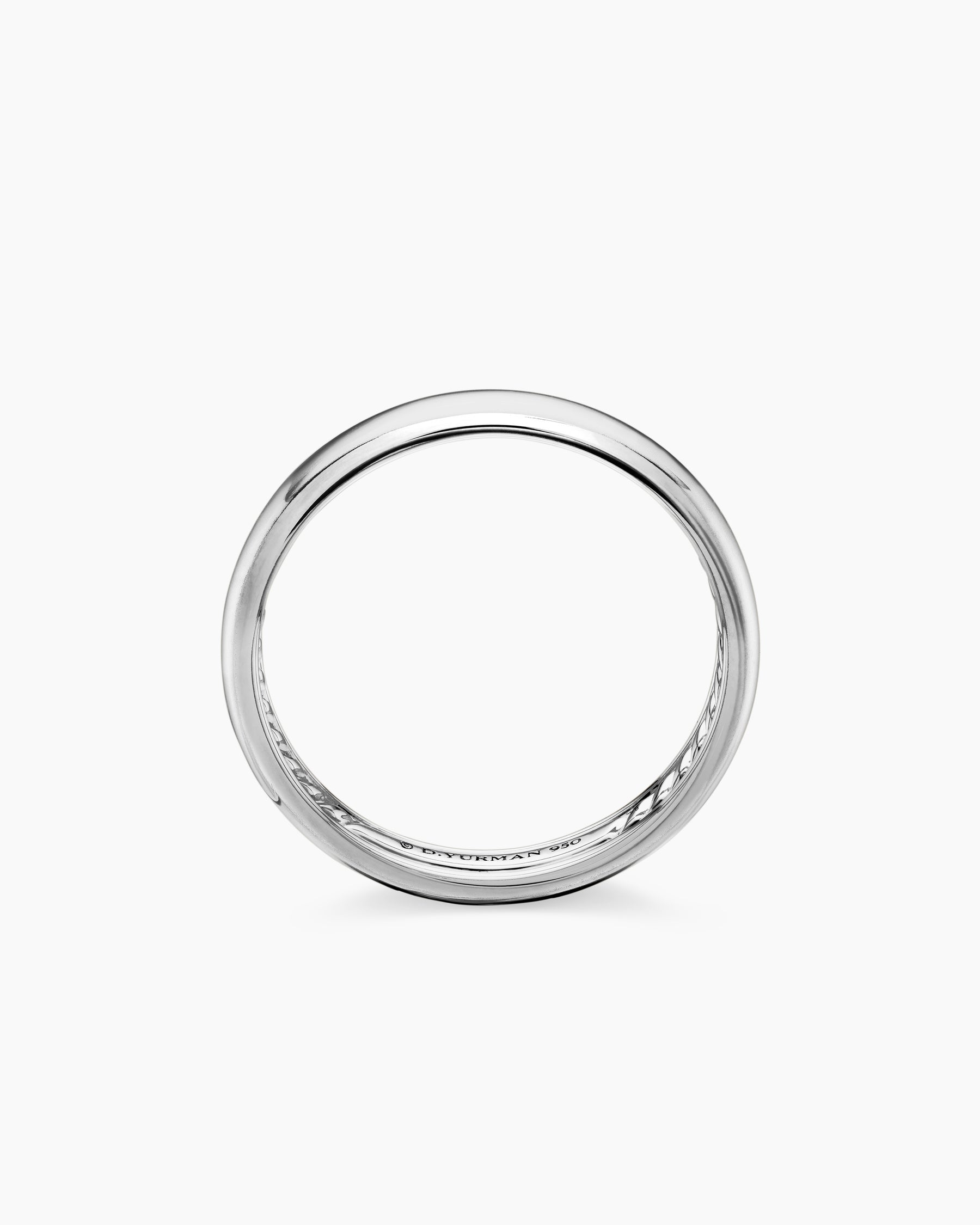 DY Classic Band Ring in Platinum, 3.5mm