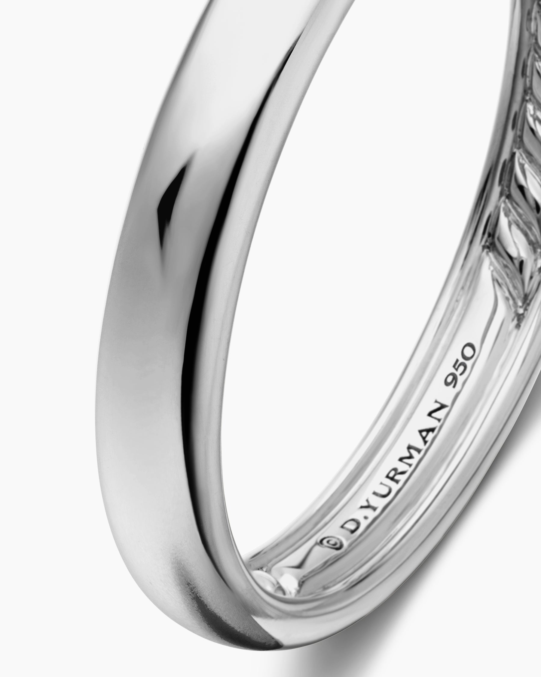 DY Classic Band Ring in Platinum, 3.5mm