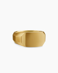 Streamline® Cigar Band Ring in 18K Yellow Gold, 10.5mm