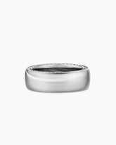 Streamline® Band Ring in 18K White Gold, 8mm