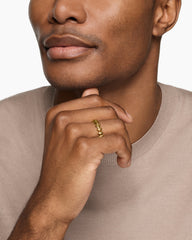 Armory® Band Ring in 18K Yellow Gold, 6.2mm