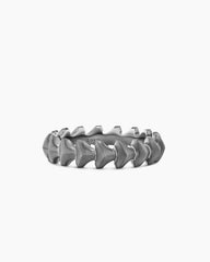Armory® Band Ring in Grey Titanium, 6.2mm