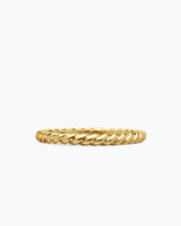 DY Cable Band Ring in 18K Yellow Gold, 3mm