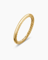DY Eden Band Ring in 18K Yellow Gold, 2mm