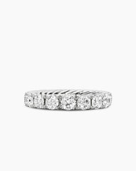 DY Eden Eternity Band Ring in Platinum with Diamonds, 3.9mm
