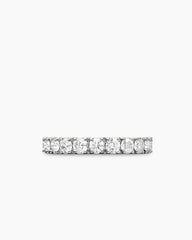 DY Eden Eternity Band Ring in Platinum with Diamonds, 3.2mm
