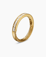 DY Eden Partway Alternating Diamond Band Ring in 18K Yellow Gold with Diamonds, 2.8mm
