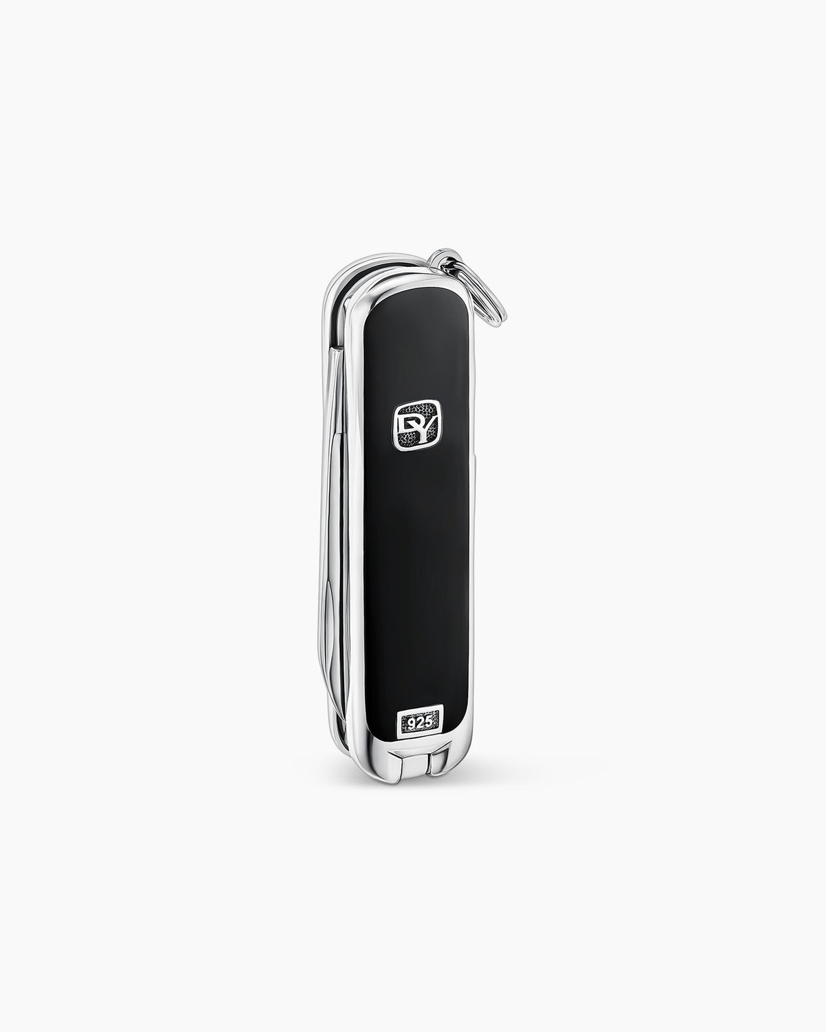 Streamline® Inlay Swiss Army® Knife in Sterling Silver with Black Onyx