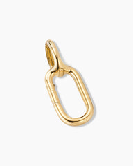 Lexington Amulet Holder in 18K Yellow Gold, 21mm