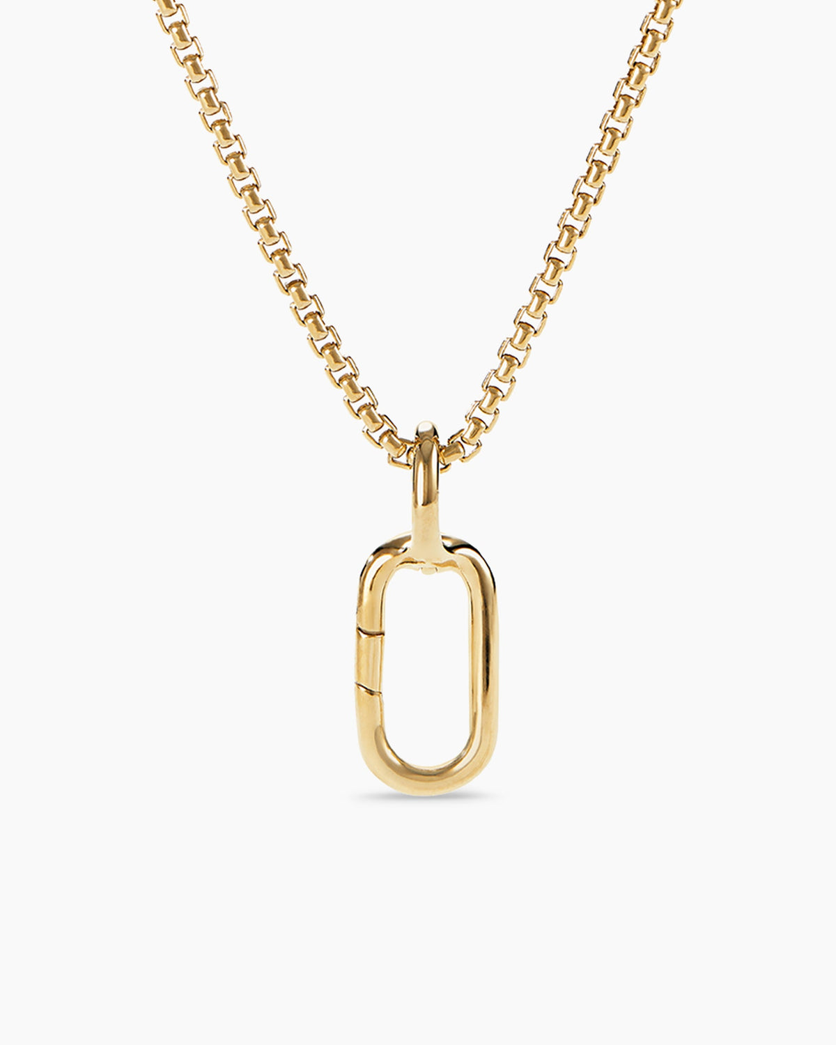 Lexington Amulet Holder in 18K Yellow Gold, 21mm