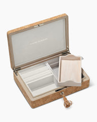 Jewelry Box in Tan Cork