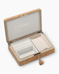Jewelry Box in Tan Cork