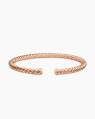 Cable Flex® Bracelet in 18K Rose Gold, 4mm