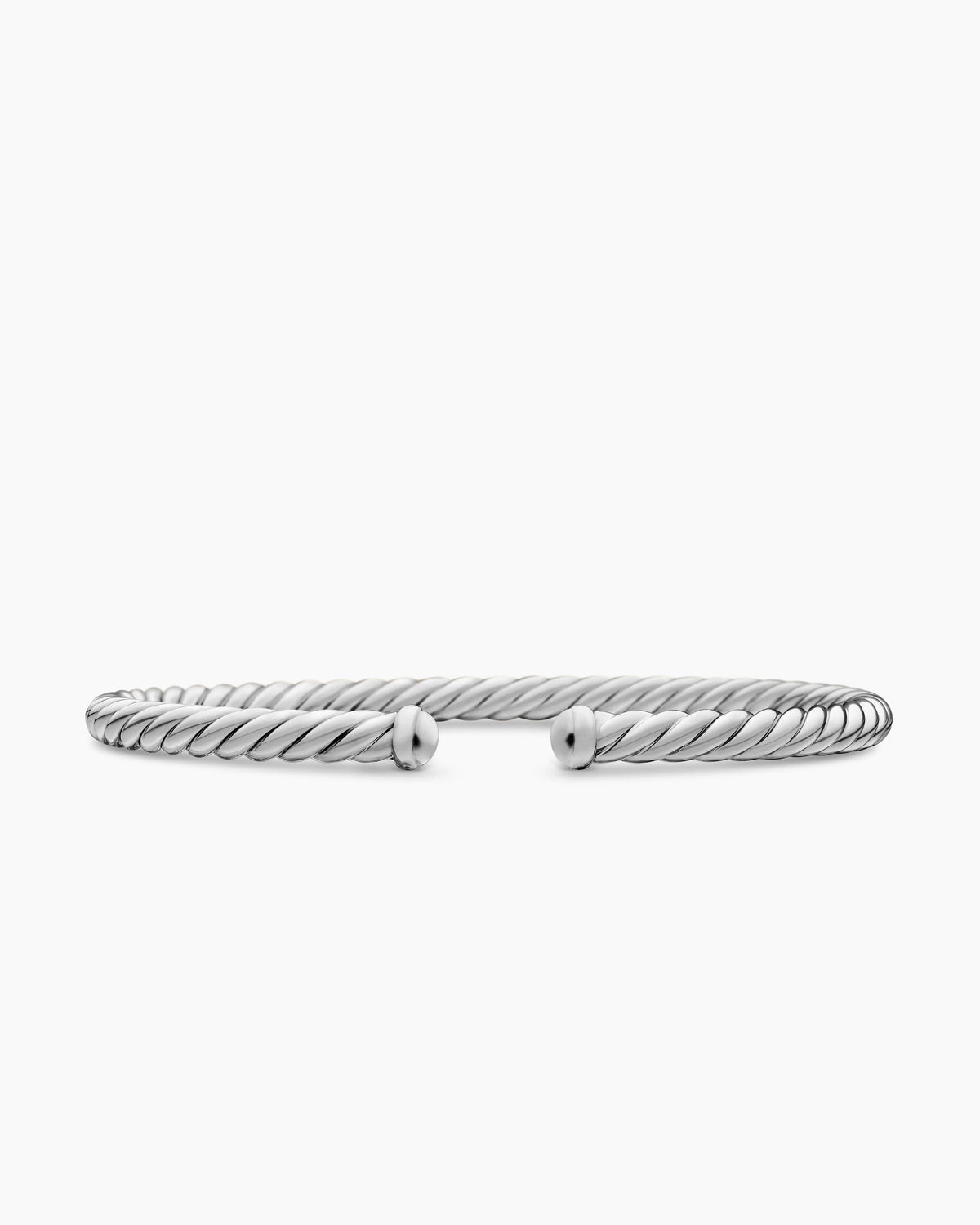 Cable Flex® Bracelet in 18K White Gold, 4mm