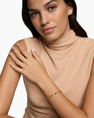 Cablespira® Flex Bracelet in 18K Yellow Gold with Amethyst, 4mm