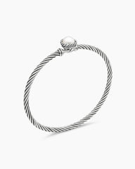 Petite Chatelaine® Bracelet in Sterling Silver with Pearl, 3mm