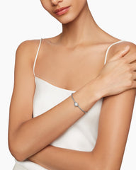 Petite Chatelaine® Bracelet in Sterling Silver with Pearl, 3mm