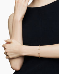 Solari Cablespira® Bracelet in 18K Yellow Gold with Diamonds, 2.3mm