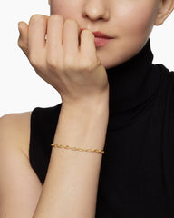 DY Madison® Chain Bracelet in 18K Yellow Gold, 3mm