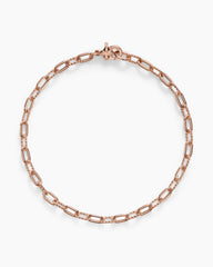DY Madison® Chain Bracelet in 18K Rose Gold, 3mm