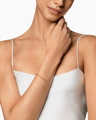 DY Madison® Chain Bracelet in 18K Rose Gold, 3mm