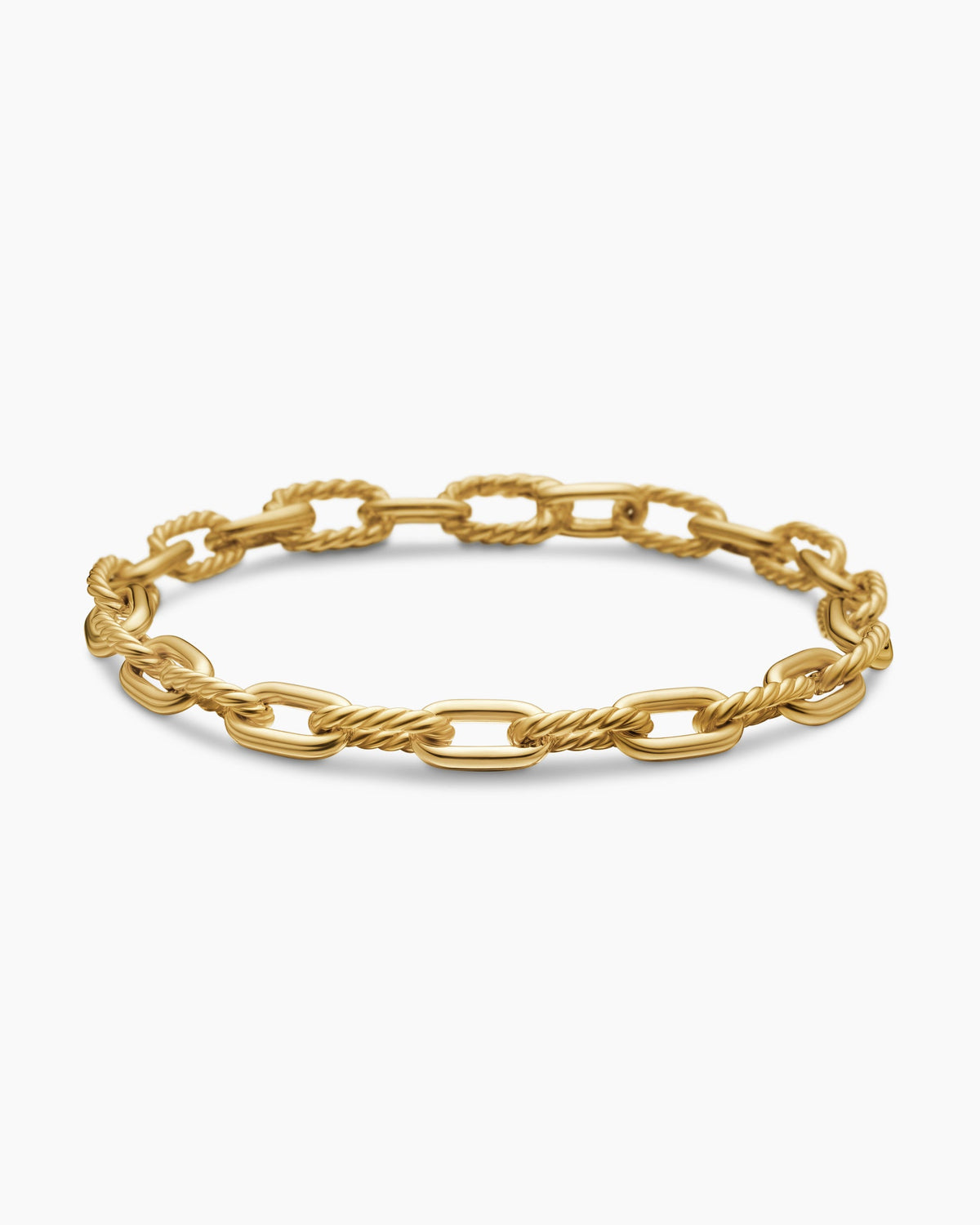 DY Madison® Chain Bracelet in 18K Yellow Gold, 6mm