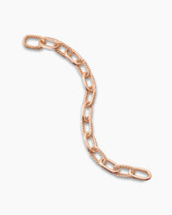DY Madison® Chain Bracelet in 18K Rose Gold, 11mm