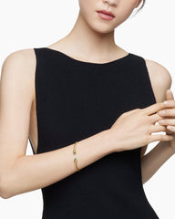 Renaissance® Cablespira Bracelet in 18K Yellow Gold with Emeralds, 3.5mm