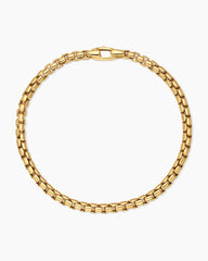 DY Bel Aire Box Chain Bracelet in 18K Yellow Gold, 4mm