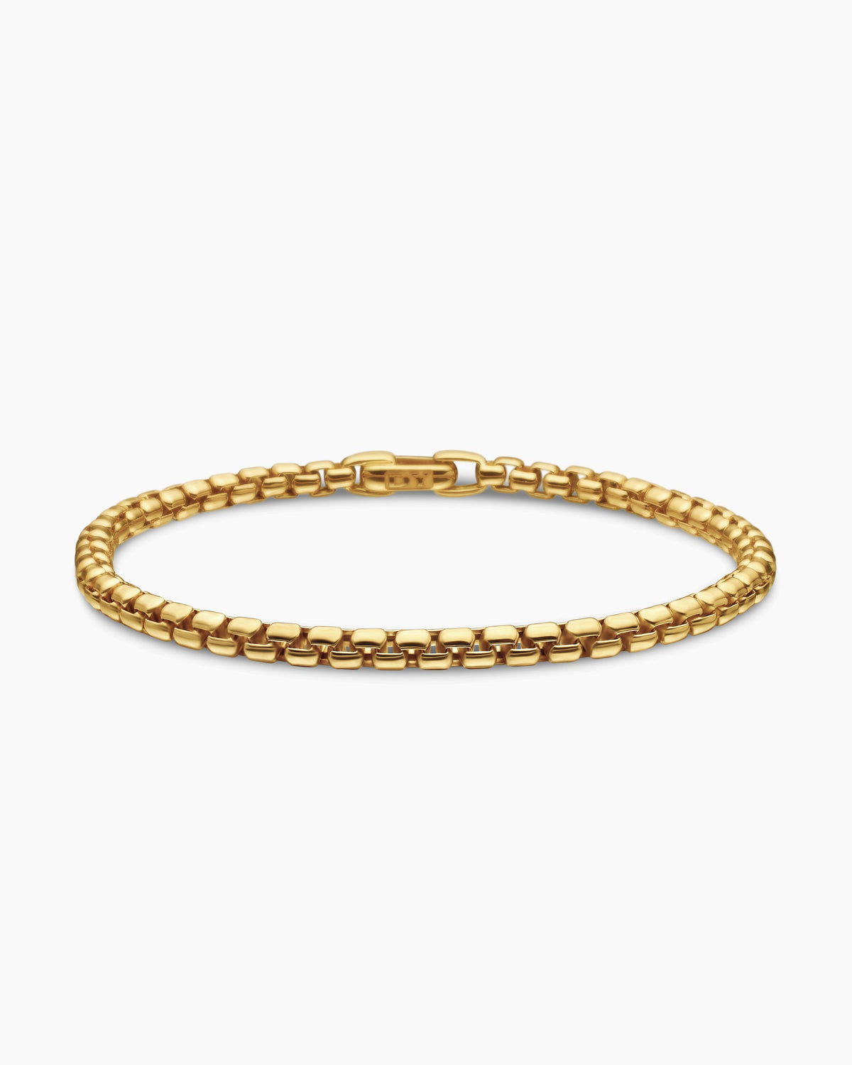 DY Bel Aire Box Chain Bracelet in 18K Yellow Gold, 4mm