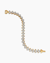 Armory® Link Bracelet in 18K Yellow Gold with Diamonds, 9.5mm