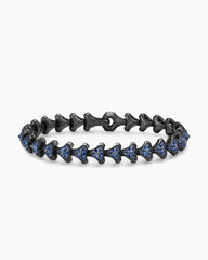 Armory® Link Bracelet in Black Titanium with Sapphires, 9.5mm