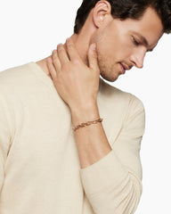 Streamline® Heirloom Chain Link Bracelet in 18K Rose Gold, 7.5mm