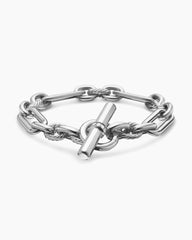 Lexington Chain Bracelet in Sterling Silver with Diamonds, 9.8mm