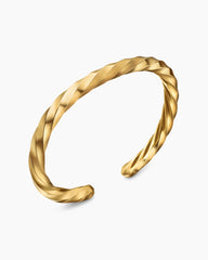 Cable Edge® Cuff Bracelet in 18K Yellow Gold, 5.5mm