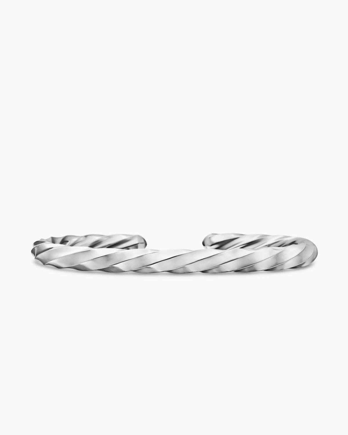 Cable Edge® Cuff Bracelet in Sterling Silver, 5.5mm