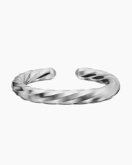 Cable Edge® Cuff Bracelet in Sterling Silver, 9mm