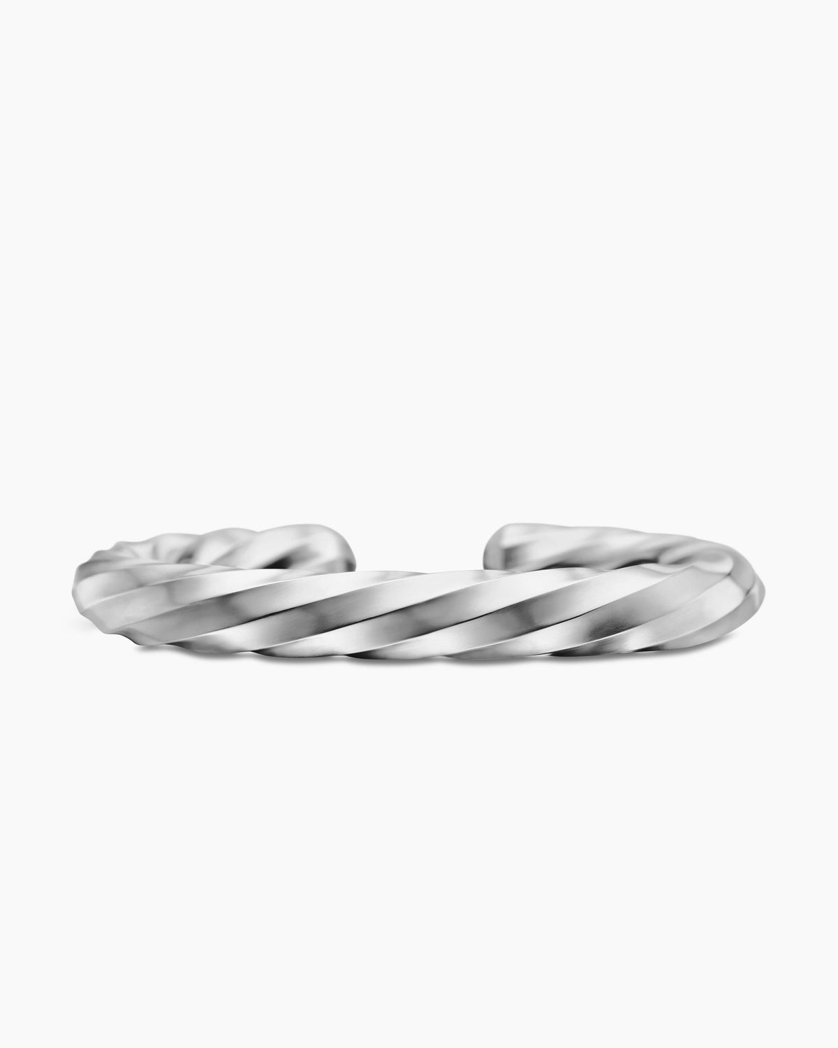 Cable Edge® Cuff Bracelet in Sterling Silver, 9mm